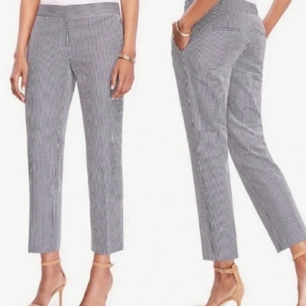 Ann Taylor Petites Seersucker Pants